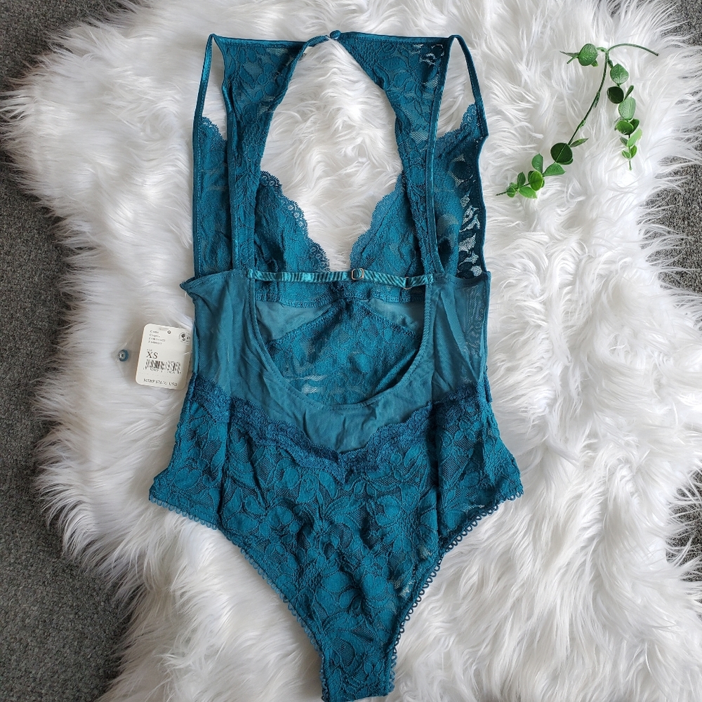 NWT Free People 'Speed Date' Lace Bodysuit, XS - Picture 10 of 16